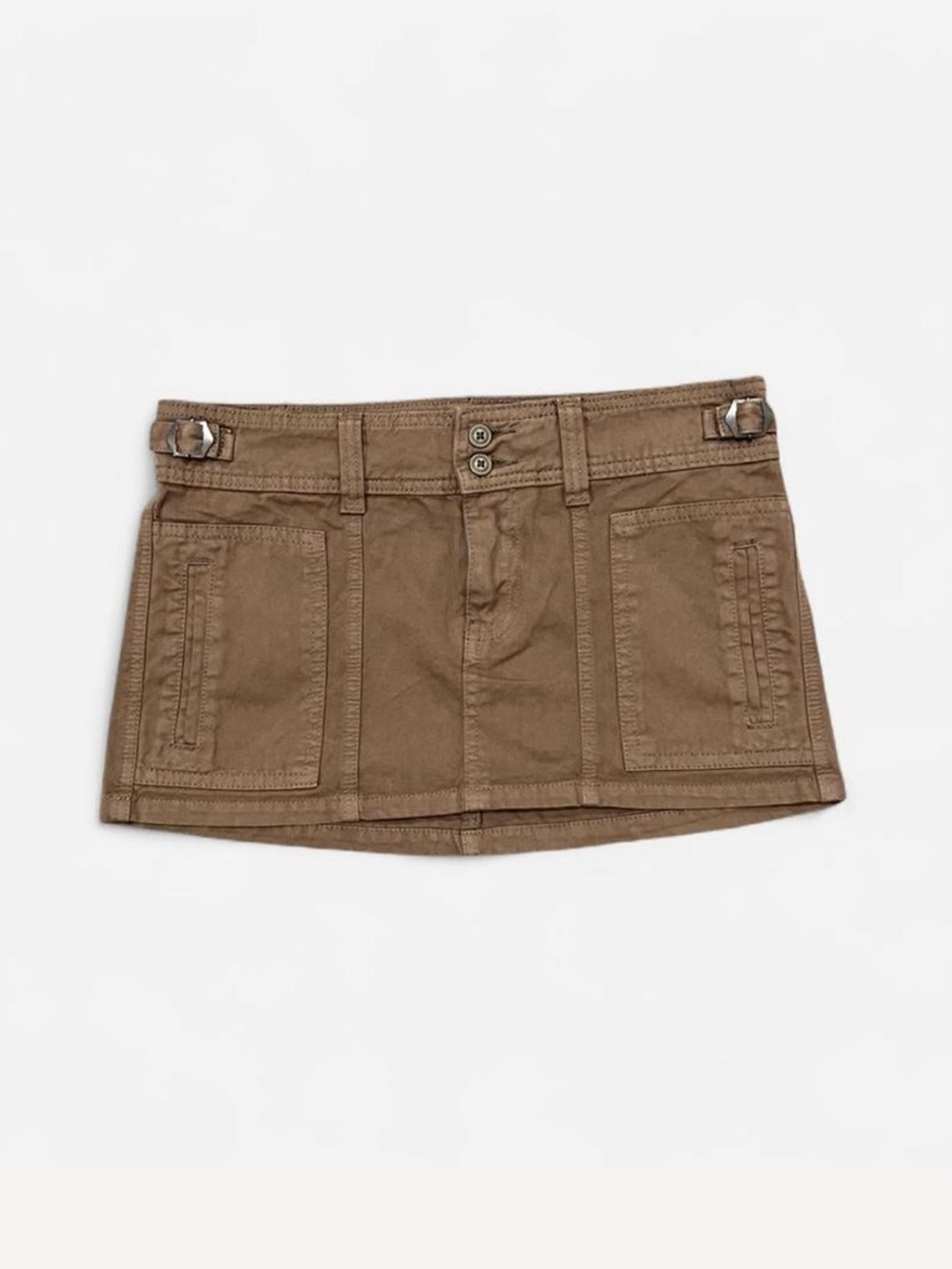 Low Rise Mini Cargo Skirt